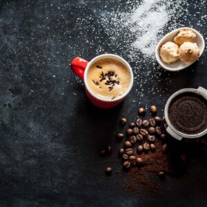 Biscuits cream and chocolate