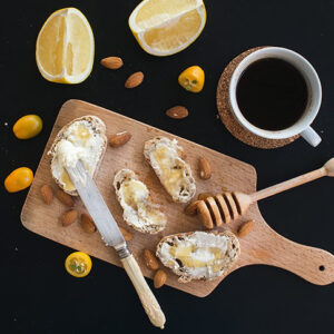 Bread gravy orange